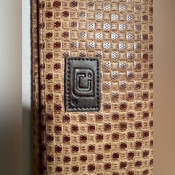 RFID Wallet brown tan card holder checkbook wallet - Picture 2 of 5